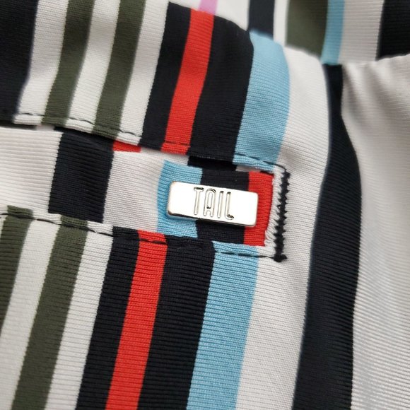 Tail Meadow Collection Honor Variegated Striped Flounce Skort - Picture 8 of 16